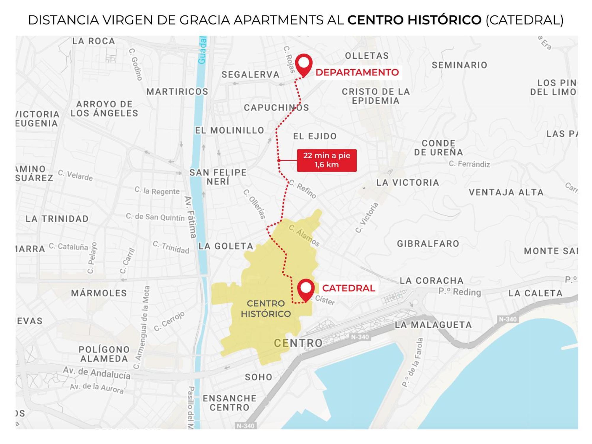 Virgen De Gracia Apartments Málaga Exteriör bild